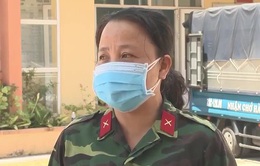 Gạt mất mát đau thương, nữ quân nhân tham gia chống dịch COVID-19