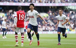 Son Heung-min lập công, Tottenham thắng tối thiểu Arsenal trên sân nhà