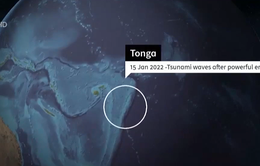 Núi lửa ngầm phun trào, Tonga cảnh báo sóng thần