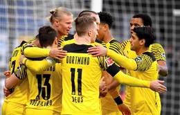 Dortmund giành chiến thắng nhọc nhằn trên sân của Hoffemheim