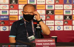 HLV Park Hang-seo: “Dù thua 0-4 nhưng tôi vẫn hài lòng trước sự cố gắng của các cầu thủ”