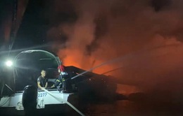 Hỏa hoạn thiêu rụi 4 tàu cá, ngư dân thiệt hại hơn 5 tỷ đồng
