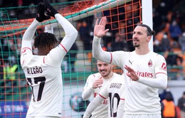 Vòng 21 Serie A | Ibrahimovic lập công, AC Milan thắng dễ Venezia