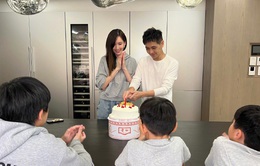 Lâm Chí Dĩnh lộ diện mừng sinh nhật 48 tuổi