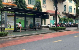 TP Hồ Chí Minh thí điểm sơn phản quang ở điểm dừng xe bus