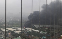 Cháy nhà kho tại Hà Đông: Có người tử vong, nghi là nhân viên bảo vệ