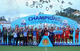 Vòng 22 Hạng Nhất Quốc Gia LS V.League 2-2022: CLB CAND và CLB Khánh Hoà chào V.League 1-2023