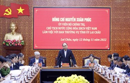 Chủ tịch nước: Lai Châu quyết tâm hơn nữa để phát triển kinh tế - xã hội, xóa đói giảm nghèo