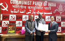 Đảng Cộng sản Việt Nam và Đảng Cộng sản Ấn Độ khẳng định tích cực phối hợp trên các diễn đàn đa phương