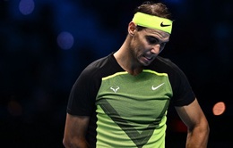 Rafael Nadal sớm bị loại ngay tại vòng bảng ATP Finals