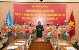 Việt Nam lần đầu tiên cử sĩ quan gìn giữ hòa bình tham gia phái bộ của Liên minh châu Âu