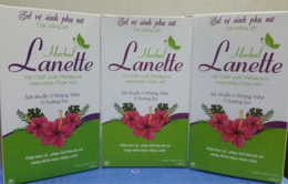 Thu hồi toàn quốc lô sản phẩm Lanette herbal - Gel vệ sinh phụ nữ không đạt chất lượng