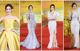Hoa hậu Đỗ Thị Hà đọ sắc cùng dàn mỹ nhân tại lễ Khai mạc HANIFF VI