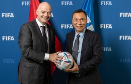 Chủ tịch FIFA chúc mừng VFF và hy vọng bóng đá Việt Nam tiếp tục thành công