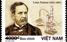Phát hành bộ tem kỷ niệm 200 năm sinh nhà khoa học Louis Pasteur