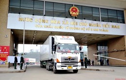 100 tấn thanh long được xuất khẩu qua cửa khẩu Kim Thành đầu năm mới