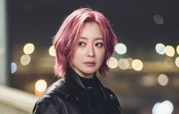 Kim Hee Sun nhuộm tóc hồng đóng thần chết