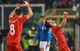 Thất bại cay đắng trước ĐT Bắc Macedonia, ĐT Italia lỡ hẹn với World Cup 2022
