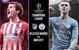 Atletico Madrid vs Manchester City | 2h00 ngày 14/4, tứ kết lượt về Champions League