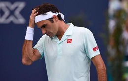 Federer lần đầu tiên bật khỏi top 40 thế giới sau gần 22 năm