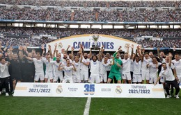 Real Madrid lần thứ 35 vô địch La Liga