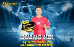 Cầu thủ Quang Hải đồng hành cùng thương hiệu màn hình ô tô Zestech