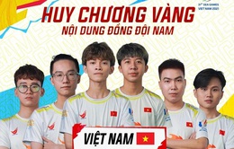 Việt Nam lần đầu giành HCV eSports ở SEA Games