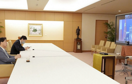 Ngoại trưởng Nhật Bản - Trung Quốc họp trực tuyến, thúc đẩy quan hệ song phương