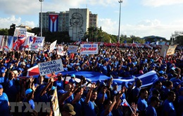 Hàng triệu người dân Cuba tuần hành kỷ niệm ngày Quốc tế lao động