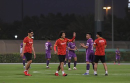 ĐT U23 Việt Nam bước vào buổi tập đầu tiên trong đợt tập huấn tại UAE