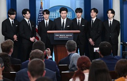 BTS tham dự họp báo tại Nhà Trắng