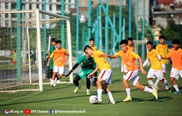 ĐT U19 Việt Nam gấp rút hoàn thiện kỹ chiến thuật trước ngày lên đường sang Indonesia