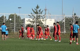 U23 Việt Nam trở lại tập luyện hướng tới trận đấu với U23 Malaysia