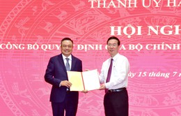Ông Trần Sỹ Thanh được giới thiệu để bầu làm Chủ tịch UBND TP Hà Nội