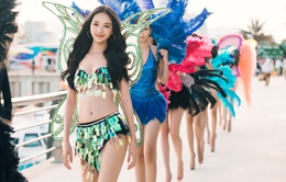 Thí sinh Miss World Vietnam 2022 trình diễn trong trang phục carnival