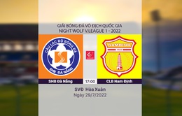 HIGHLIGHTS | SHB Đà Nẵng 1-0 CLB Nam Định | Vòng 10 V.League 1-2022