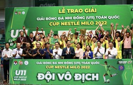 SLNA lên ngôi vô địch Giải Bóng đá Nhi đồng (U11) toàn quốc 2022