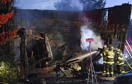 Người lính cứu hỏa Mỹ mất 10 người thân trong hỏa hoạn
