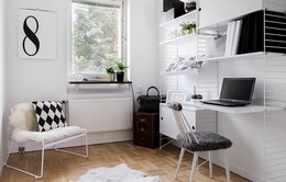 Những lý do bạn nên lựa chọn màu trắng cho phòng làm việc tại nhà