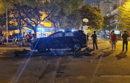Lái xe ô tô gây tai nạn liên hoàn ở Hà Nội có nồng độ cồn vượt mức kịch khung