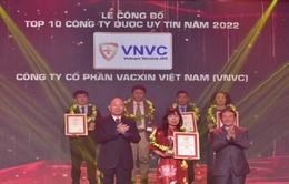 VNVC được vinh danh là đơn vị y tế uy tín hàng đầu Việt Nam