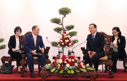 Lãnh đạo Thành phố Hồ Chí Minh tiếp nguyên Thủ tướng Nhật Bản