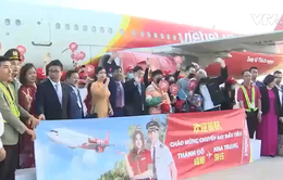 Khánh Hòa đón chuyến bay đầu tiên từ Trung Quốc