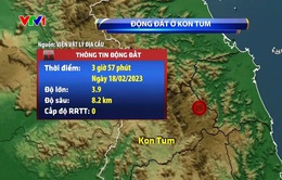 Động đất 3.9 độ Richter ở Kon Plông, Kon Tum