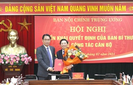 Ông Đặng Văn Dũng giữ chức Phó Trưởng Ban Nội chính Trung ương