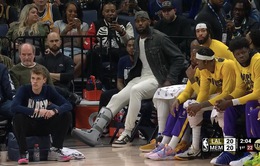 Chấn thương của LeBron James ảnh hưởng lớn tới cơ hội dự play-in của Los Angeles Lakers