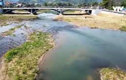 Đầu nguồn sông Cầu bị cạn kiệt