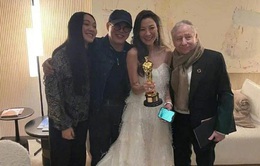 Ngôi sao hành động Lý Liên Kiệt chúc mừng Dương Tử Quỳnh giành tượng vàng Oscar