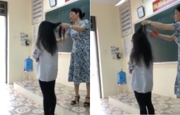 Vụ cô giáo cắt tóc nữ sinh ngay trên lớp: Cô trò ôm nhau nhận lỗi