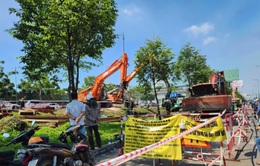 TP Hồ Chí Minh: Cấp nước trở lại sau sự cố vỡ đường ống nước tại TP Thủ Đức